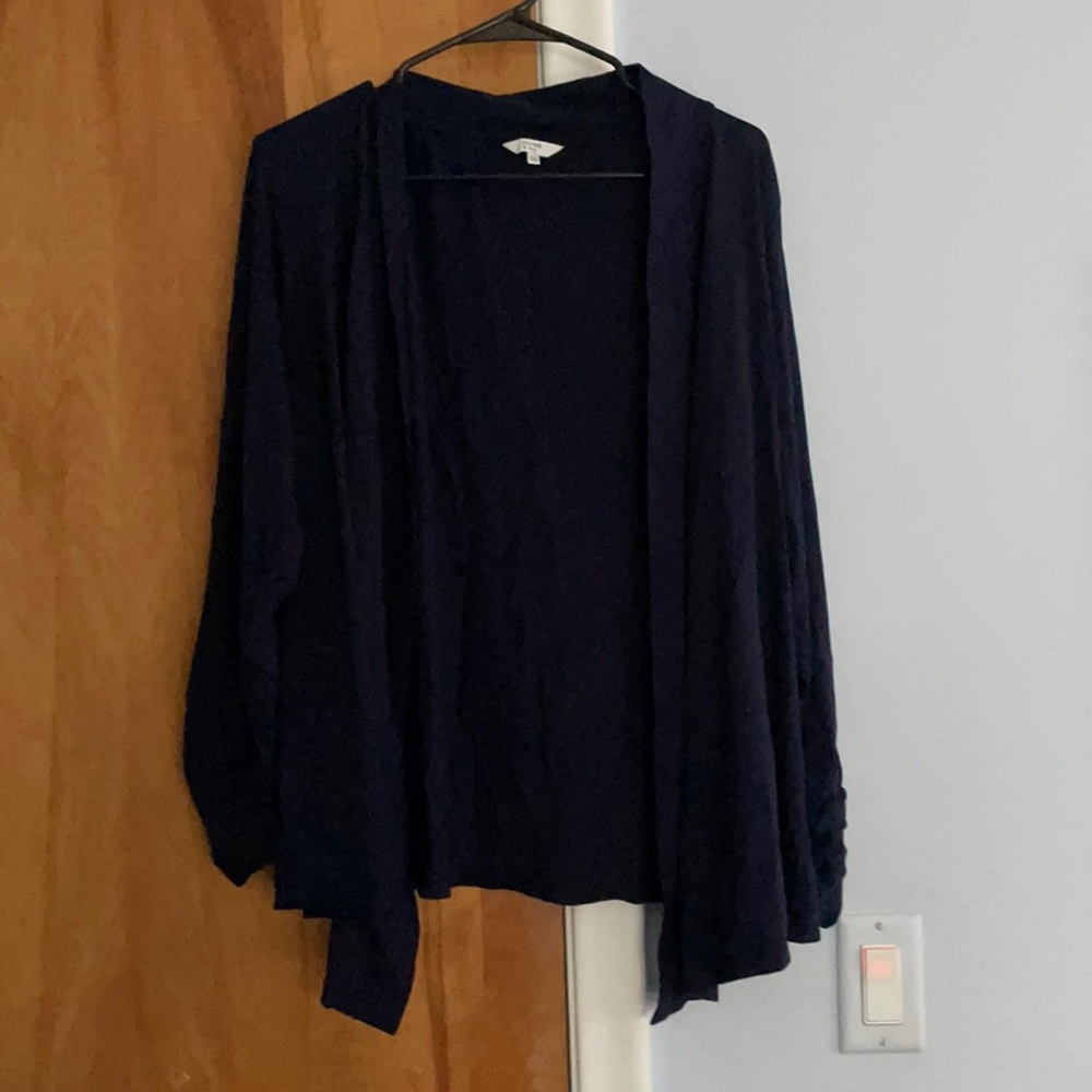 Crown and Ivy XXL navy lightweight cardigan